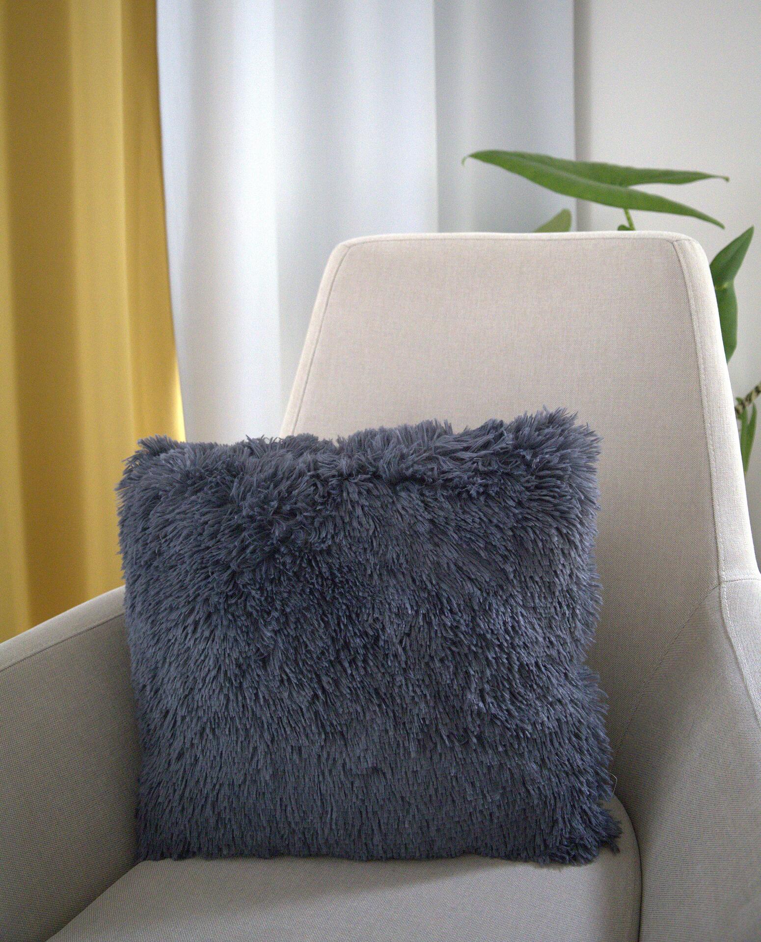 SHAGI DECORATIVE PILLOWCASE - GRAY ДЕКОРАТИВНА КАЛЪФКА ШАГИ - СИВА - Image 1