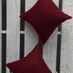 ДЕКОРАТИВНА ВЪЗГЛАВНИЦА ДАВЕ 40/40,100%ПАМУК-ЧЕРВЕНО