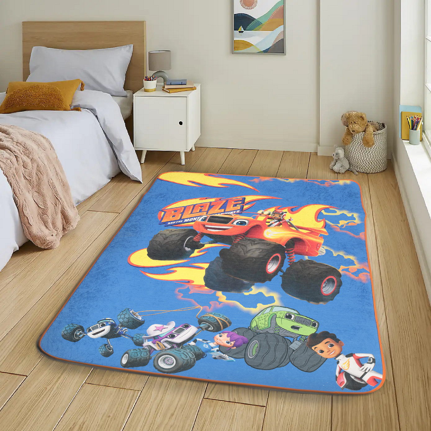 children's-rug-flame-pattern-68297ac3d2243_1920x1920 ДЕТСКИ КИЛИМ-ПЛАМЪЧКО - Image 1