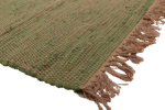 РЪЧНО ТЪКАН КИЛИМ В ЗЕЛЕНО 60/120 - 1706 - Image 2