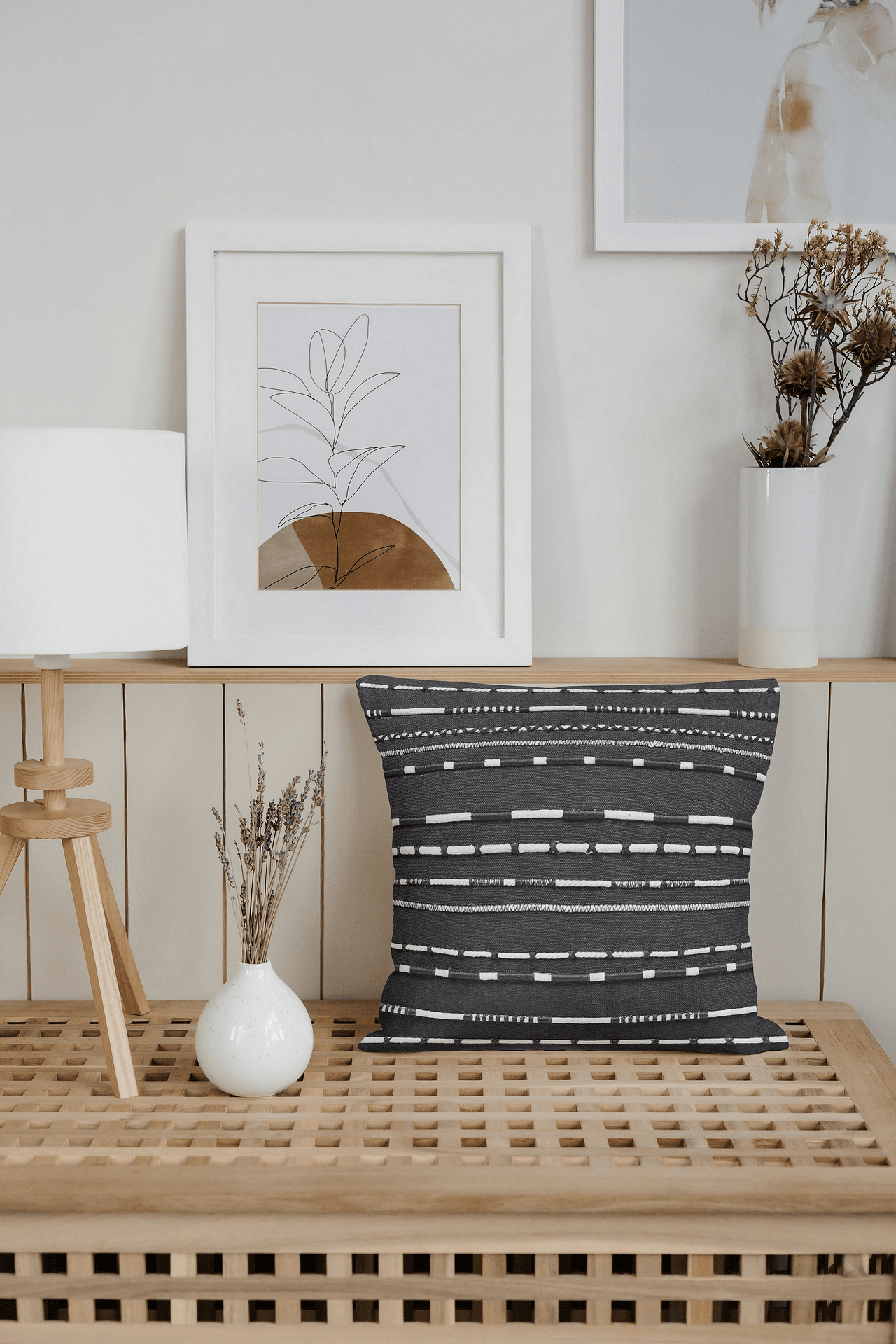 hand-woven-decorative-cushion-cover-montesa-4545-dark-gray-679b4cfccd5a5_1920x1920 РЪЧНО ТЪКАНА ДЕКОРАТИВНА КАЛЪФКА МОНТЕСА 45/45-ТЪМНО СИВА - Image 1