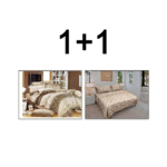 1+1 Спално бельо от 3 части Иън + Росио