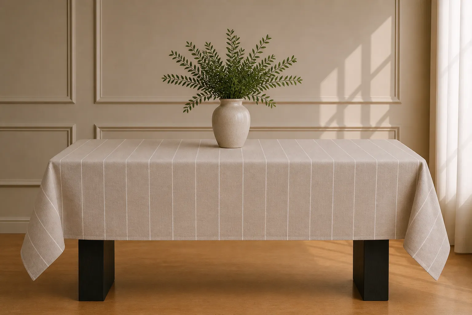 lenena-tablecloth-cream-3036-69f9e7afd8ed5 ЛЕНЕНА ПОКРИВКА ЗА МАСА-КРЕМ 3036 - Image 1