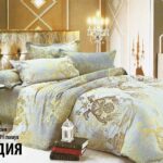 СПАЛНО БЕЛЬО ПАМУЧЕН САТЕН,100% ПАМУК - АРАДИЯ