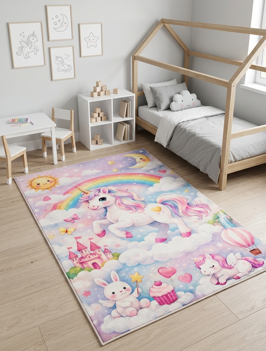 Unicorn ДЕТСКИ КИЛИМ-ЕДНОРОГ - Изображение 1