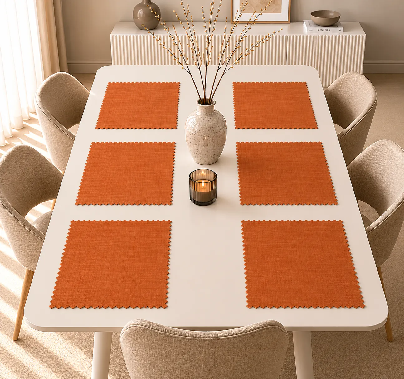 mona-orange-placemat-no10-6a1fd40226842 (1) ПОДЛОЖКА ЗА ХРАНЕНЕ-МОНА ОРАНЖЕВА №10 - Image 1